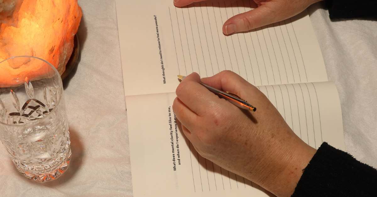 Connect with your Calm journal writing